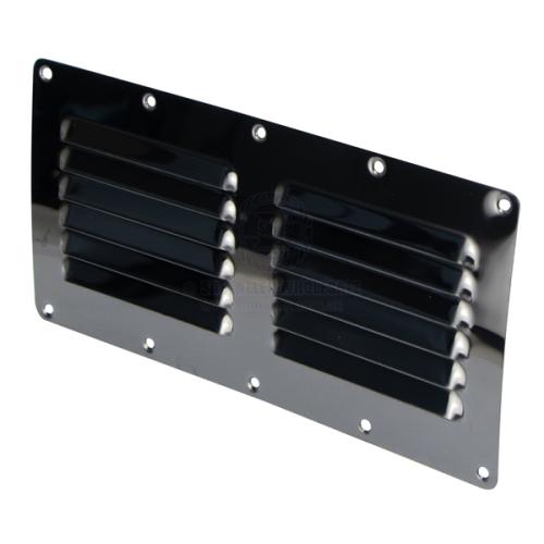 VENT LOUVRE 304G SS BLACK PVD FINISH 230 x 115MM