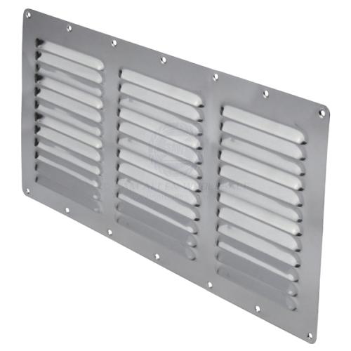 VENT LOUVRE 304G SS 360 x 185MM