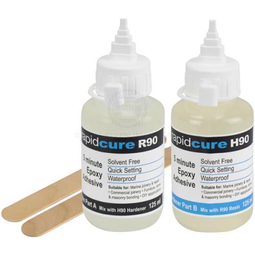 RAPID CURE R90 250ML PK RESIN & HARD