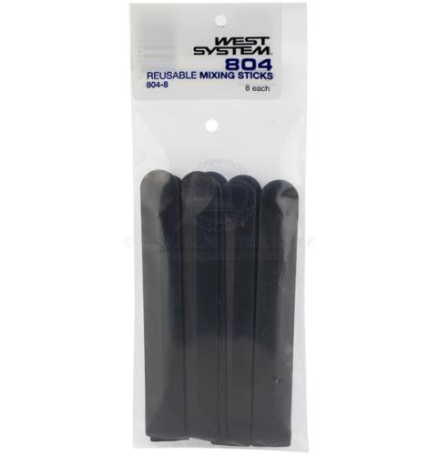 REUSABLE MIXING STICK 8 PACK BLACK