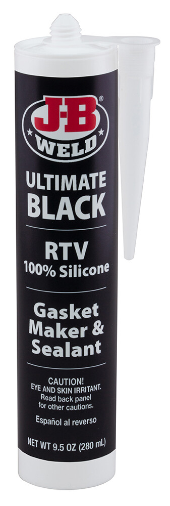 JB WELD ULTIMATE BLACK SILICONE CARTRIDGE 280ML