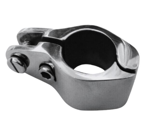 JAW SLIDE HINGED T/S 25MM SS 316 TWO SCREW
