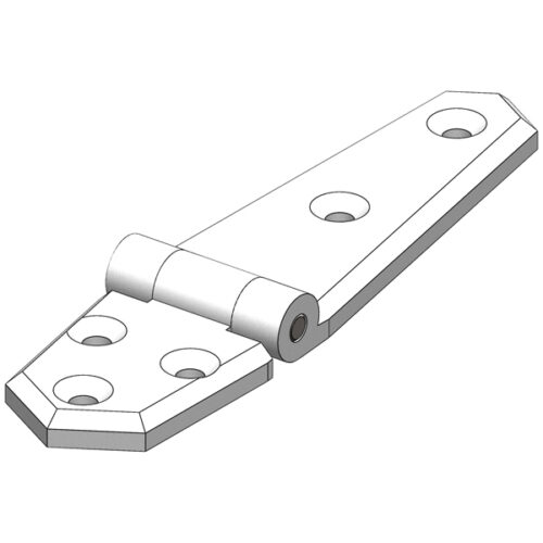 TRU-DESIGN HINGE LARGE NYLON WHITE PAIR