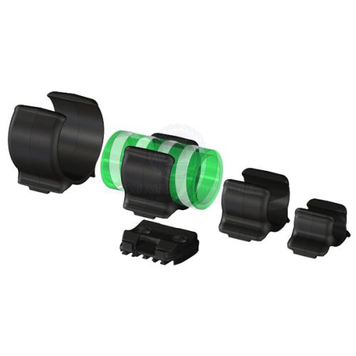 TRU-DESIGN TUBE CLIP BASE - 10 PACK