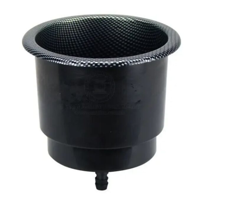 DRINK HOLDER PLASTIC CARBON 110MM OD 90MM ID