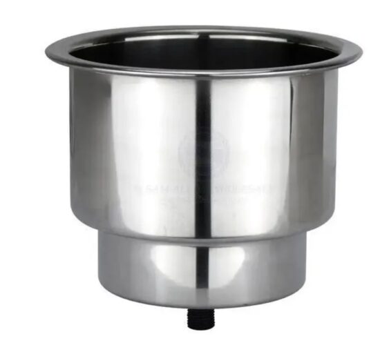 DRINK HOLDER SS INCL BLUE LED LIGHT