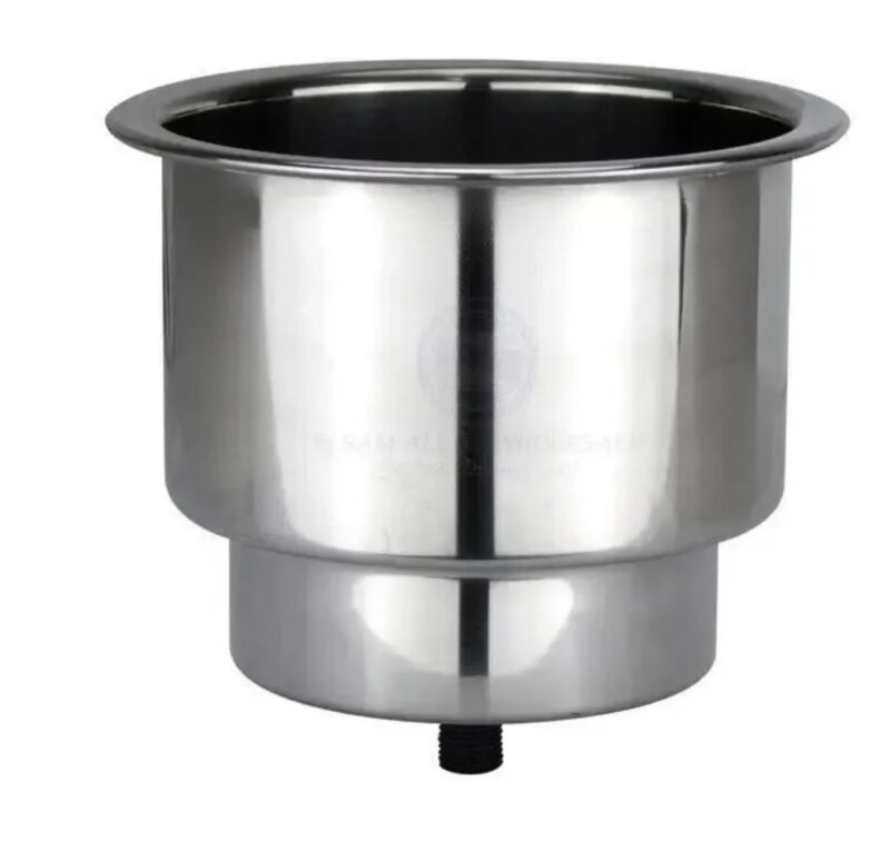 DRINK HOLDER SS INCL BLUE LED LIGHT