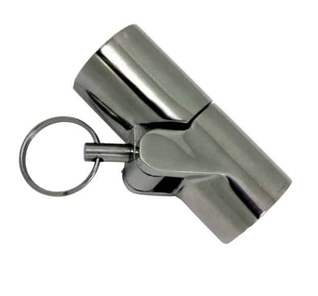 SS 316 TUBE HINGE JOINT+LOCKING PIN 22MM