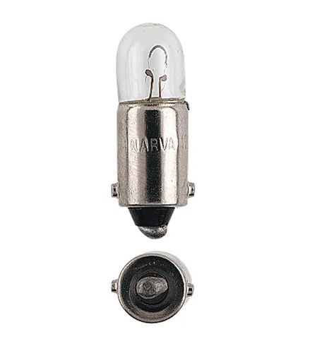 NARVA 24V 4W BA9S BULB BL PK 2