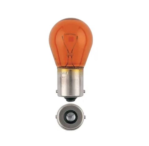 NARVA BULB 12V 21W AMBER BA15S BL (2)