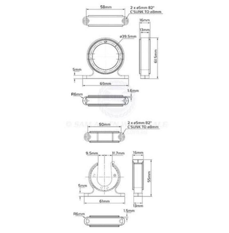 RELAXN 316G S/S ROD HOLDER HANGER - Image 2
