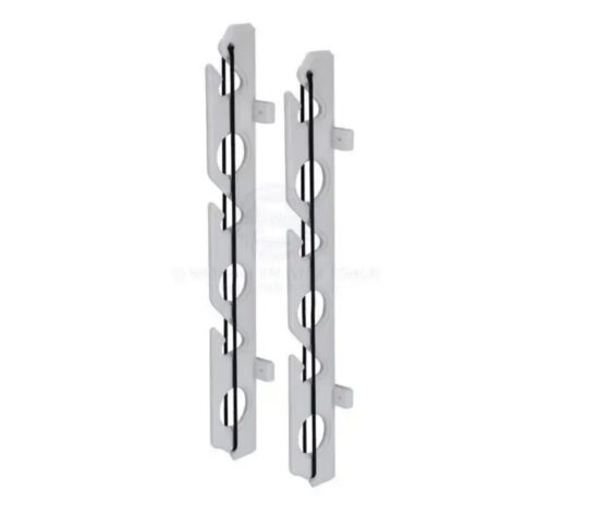 ROD RACK - 6 RODS WHITE WITH BUNGEE LOCK