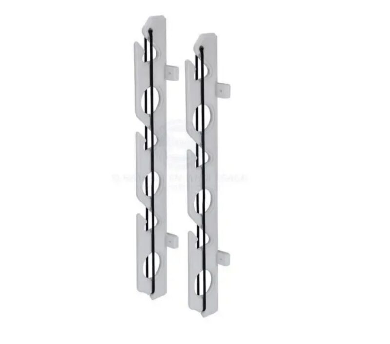 ROD RACK - 6 RODS WHITE WITH BUNGEE LOCK