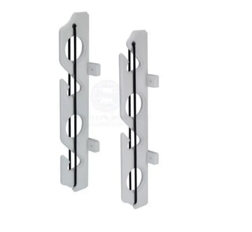 ROD RACK - 4 RODS WHITE WITH BUNGEE LOCK