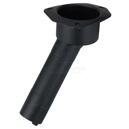 ROD & CUP HOLDER RELAXN BLACK PLASTIC 30 DEG