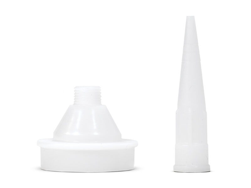 SABA NOZZLE+ADAPTOR FOR 600ML FOILS WHITE 1 BAG (1 BAG)