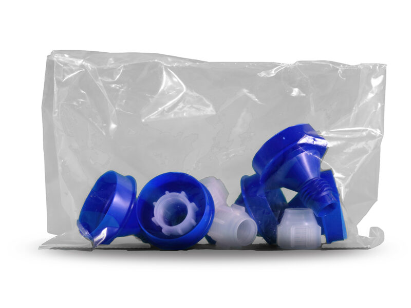 ADAPTER WITH SCREW CAP 950 BOOST BLUE  (1 BAG)