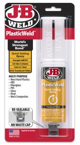 JB WELD PLASTICWELD 5 MINUTE EPOXY 25ML