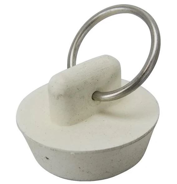 1" RUBBER PLUG T/S SINK WASTE (50411)