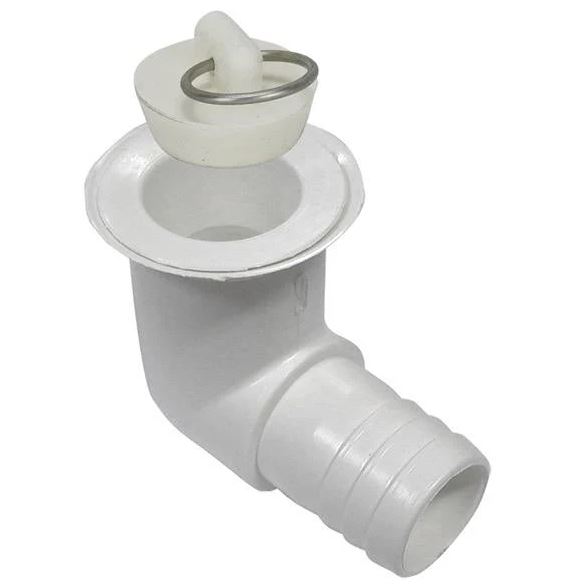 COMPLETE 1" 25MM SINK WASTE RIGHT ANGLE