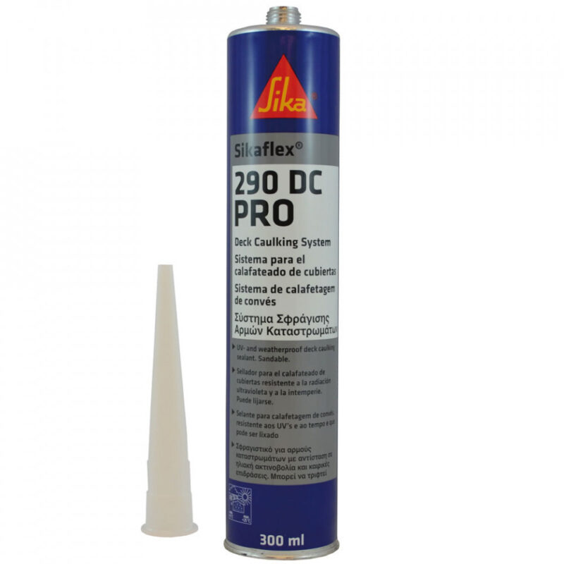 SIKAFLEX 290DC PRO DECK SEALER BLACK 300ML (12)