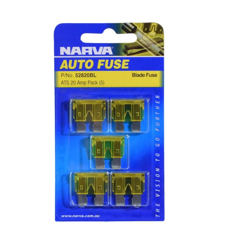 NARVA BLADE AF 20 AMP BL PK 5