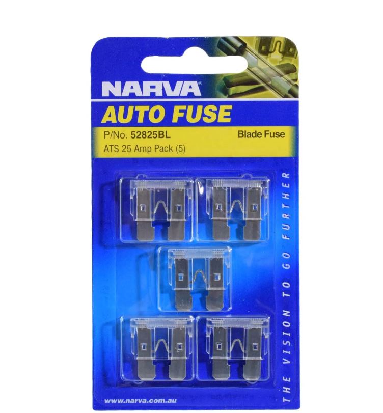 NARVA BLADE AF 25 AMP BL PK 5