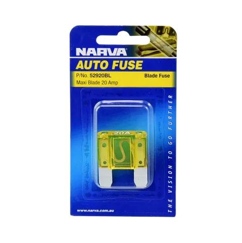 NARVA MAXI BLADE 20 AMP BL PK 1