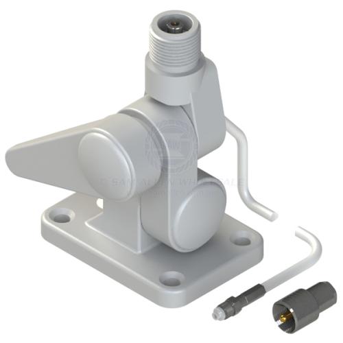 HEAVY DUTY FOLD DOWN VHF LONGREACH PRO ANTENNA MOUNT WHITE