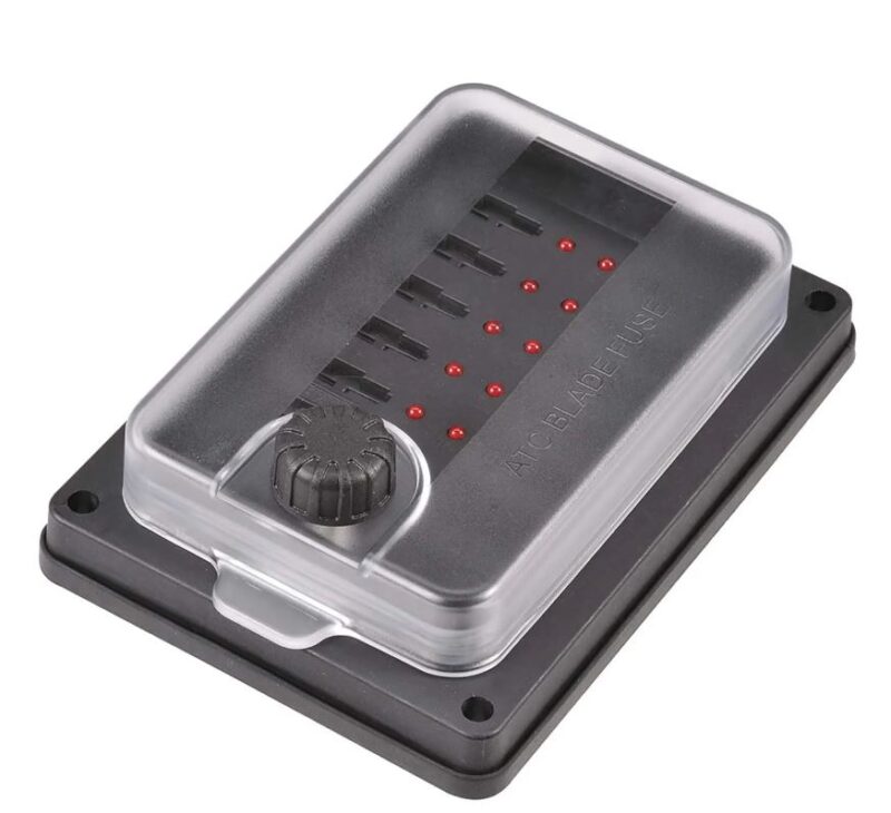 NARVA 10 WAY FUSE WEATHERPROOF STD ATS BOX W/