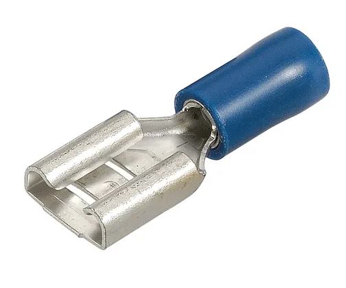 FEMALE BLADE TERM. BLUE 8MM