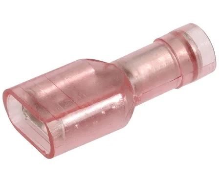 FEM BLADE TERM F/INS RED POLY