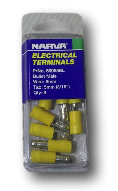 MALE YELLOW BULLET TERMINAL (8)