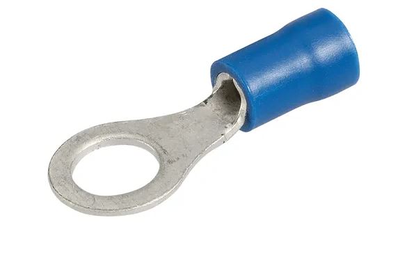RING TERMINAL (BLUE) 6.3MM