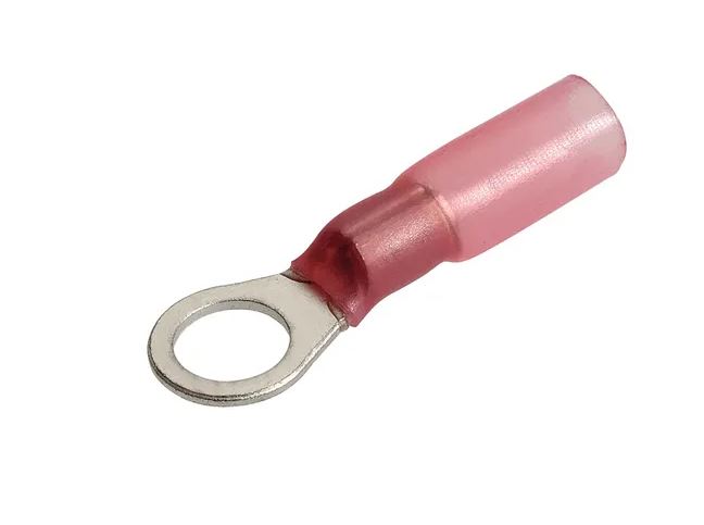 5.0MM ADHESIVE LINED RING TERMINAL RED