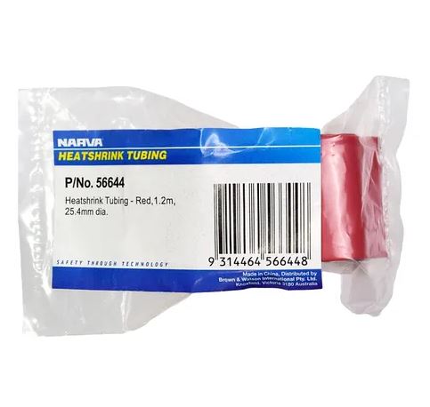 HEATSHRINK (RED) 25.4MM 1.2M