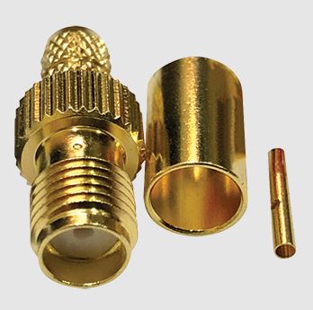 SMA CRIMP SOCKET FOR RG58 AND LMR/LL195 CABLE