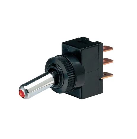 NARVA S/TOGGLE ON/OFF RED LED BL PK1