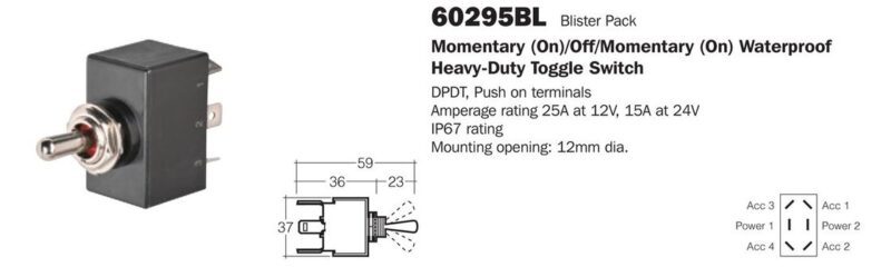 NARVA TOGGLE SEALED MOM ON/OFF/MOM ON H/DUTY