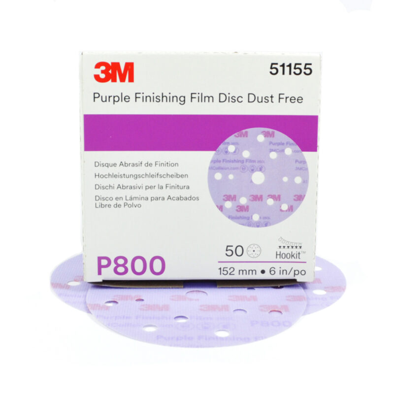 3M 51155 260L+ P800 HOOKIT DISC 150MM 50 DISCS