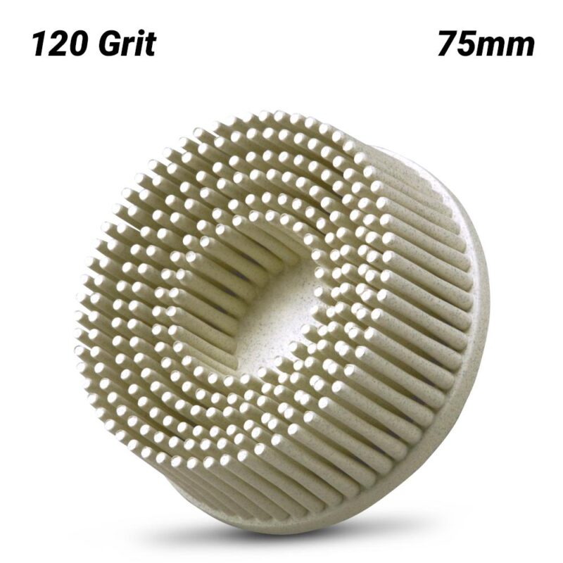 3M 120G ROLOC BRISTLE DISC 75MMX16MM