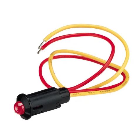 PILOT LAMP 12V WIRED LED RED BLPK 1