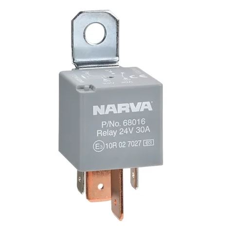 NARVA RELAY 24V 4PIN 30A (R) BL PK 1