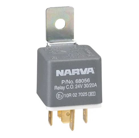 NARVA RELAY 24V 5PIN 30/20A (D) BL