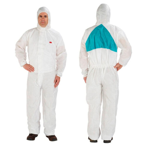 3M 4520 COVERALL WHITE+GREEN TYPE 5/6 M