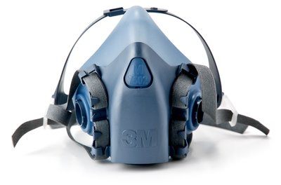 3M 7502 HALF FACE RESPIRATOR SILICONE MEDIUM