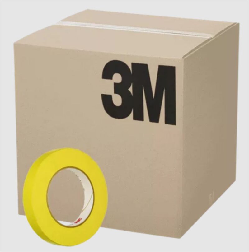 3M 6652 YELLOW TAPE 18MM X 55M (48)
