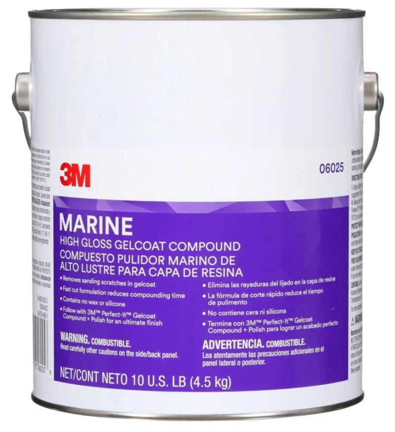 3M 6025 HIGH GLOSS GELCOAT COMPOUND 4.5KG (4)