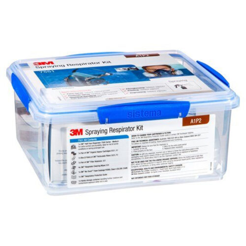 3M 7551 RESPIRATOR KIT SILICONE MED (2)