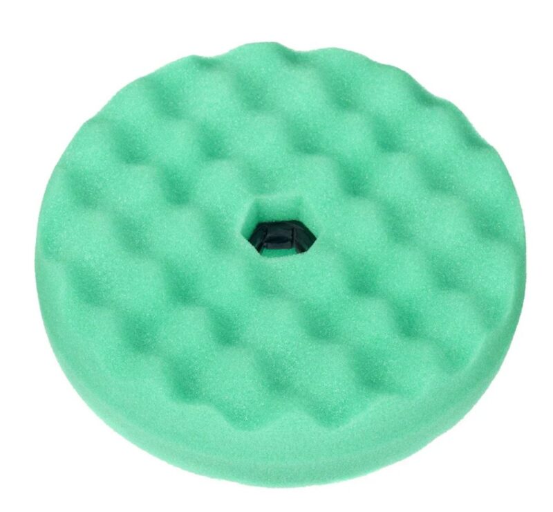 3M 50874 GREEN WAFFLE COMPOUND PAD 180MM QUICK CONNECT (6)